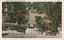 Capitola by the sea, Stairs Postcard