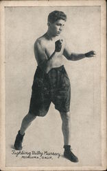 Fighting Billy Murray, middleweight boxer, 1921 Petaluma, CA Postcard Postcard Postcard