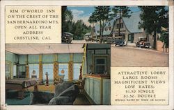 Rim O'World Inn Postcard