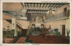 Atascadero Inn Lounge Postcard