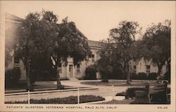 Patient's Quarters Veteran's Hospital Postcard