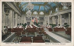 The Palace Palm Court, Palace Hotel San Francisco, CA Postcard Postcard Postcard