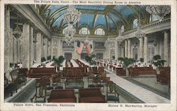 The Palace Palm Court, Palace Hotel Postcard