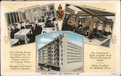 Hotel Stewarrt, San Francisco's Most Popular And World Renowned Hotel Postcard