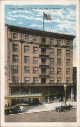 Hotel Turpin, 17 Powell Street Postcard