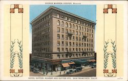 Hotel Sutter Postcard