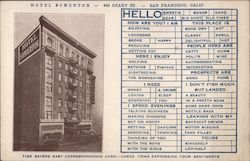 Hotel Somerton Postcard