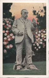 Statue of John McLaren, Superintendent of Parks for San Francisco California Postcard Postcard Postcard