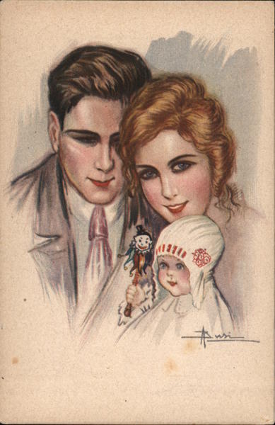 Couple with baby Babies