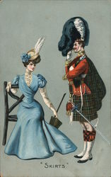 Skirts Postcard