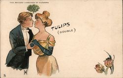 The Revised Language of Flowers: Tulips (Double) Postcard