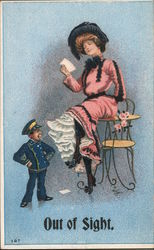 Out Of Sight. Postcard