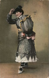 Female Bull Fighter Postcard