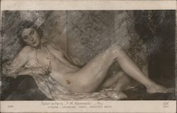 Salon de Paris. A Nude. Postcard