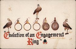 Evolution of an Engagement Ring Postcard