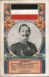 William II of Germany Postcard