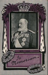 In Memoriam, King Edward VII 1841-1910 UK Royalty Postcard Postcard Postcard