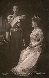 Their Majesties King Henry V & Queen Mary Postcard