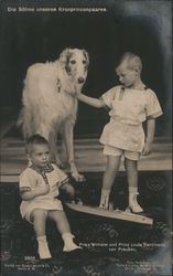Prinz Wilhelm und Prinz Louis Ferdinand von Prauben Austria Postcard Postcard Postcard