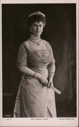 H.M. Queen Mary Postcard