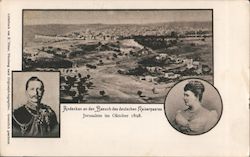 German Royals visit Jerusalem in October 1989 Royalty Postcard Postcard Postcard