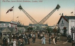 Flip Flap, Japan-British Exhibition, London, 1910 UK Postcard Postcard Postcard
