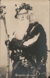 Adolf von Sonnenthal as King Lear Postcard
