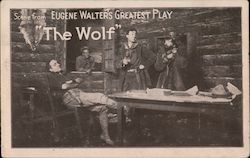 Scene from Eugene Walters Greatest Play, "The Wolf" Postcard