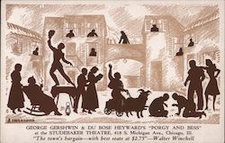 George Gershwin & Du Bose Heyward's "Porgy and Bess" Postcard