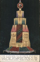 The Pioneer-Flintkote Exhibit at the Calif. Pac. International Exposition, San Diego, 1935 Postcard