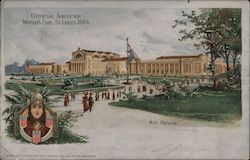 Art Palace - Official Souvenir - World's Fair - St. Louis 1904 1904 St. Louis Worlds Fair Postcard Postcard Postcard