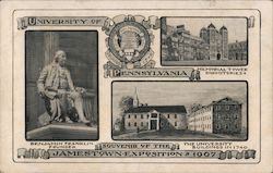 University of Pennsylvania - Souvenir of the Jamestown Exposition #1907 Postcard