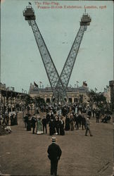 The Flip-Flap, Franco-British Exhibition, London 1908 Exposition Postcard Postcard Postcard