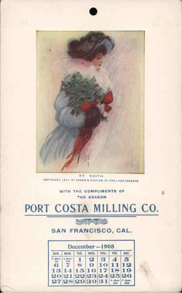 Porta Costa Milling Co. San Francisco California