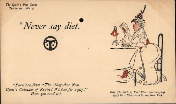 Purloinea from The Altogether New Cynic's Calendar of Revised Wisdom for 1907. Have you read it?