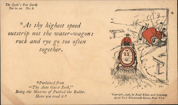 The Auto Guest Book, Being the Maxims of Punbad the Railer.