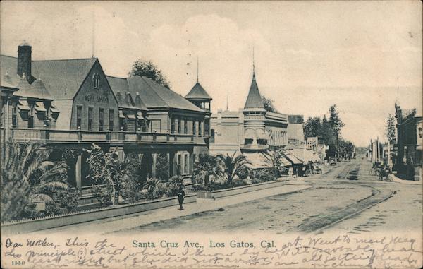 Santa Cruz Ave. Los Gatos California