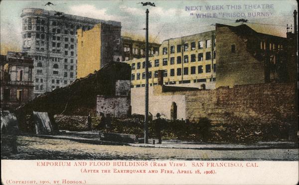 Emporium and Flood Buildings San Francisco California