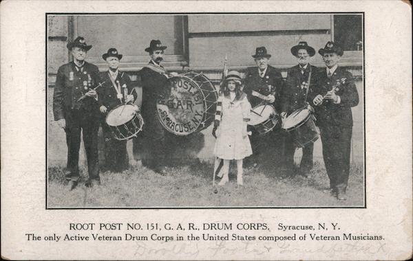 Root Post No. 151, G.A.R. Drum Corps Syracuse New York