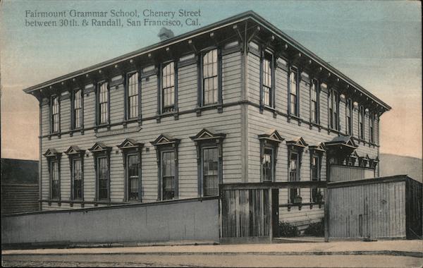 Fairmount Grammar School, Chenery Street San Francisco California