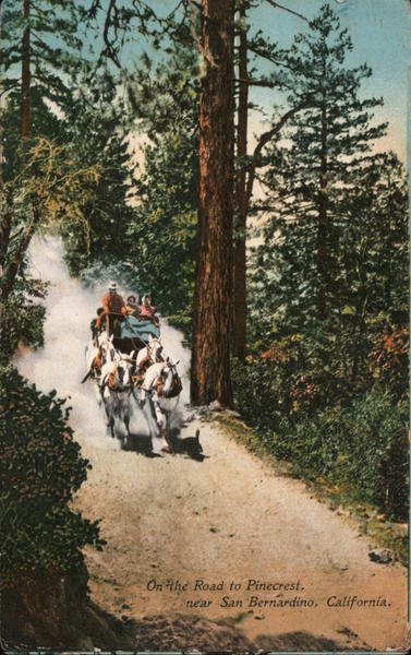On the Road to Pinecrest San Bernardino California