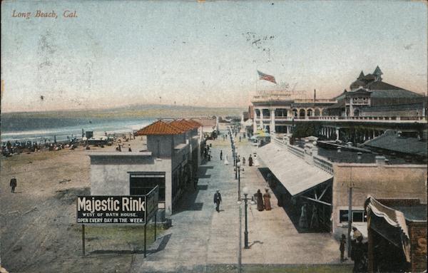 Street scene Long Beach California