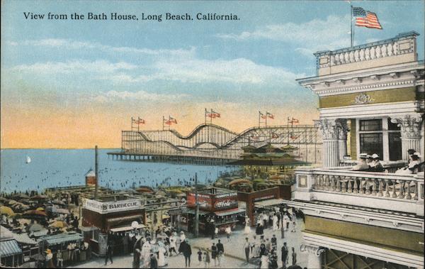View from the Bath House Long Beach California
