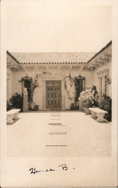 Rare Photo Hearst Castle Guest Cottage House B Casa del Monte San Simeon California