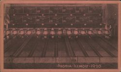 Bowling Alley Postcard