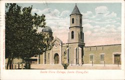 Santa Clara College California Postcard Postcard Postcard