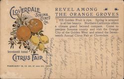 Cloverdale Citrus Fair California Postcard Postcard Postcard