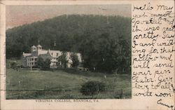 Virginia College Roanoke, VA Postcard Postcard Postcard