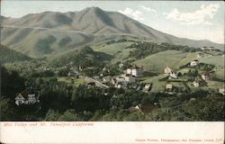 Mill Valley and Mt. Tamalpais Postcard