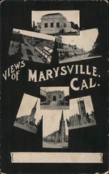 Views of Marysville, Cal. Postcard